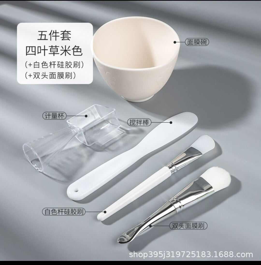 5pcs Face Set For Mask Mixing Bowl