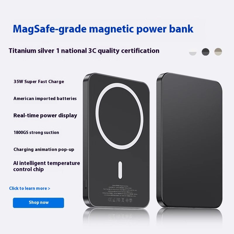 Magnetic Wireless Power Bank