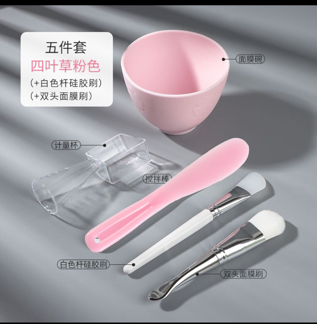 5pcs Face Set For Mask Mixing Bowl