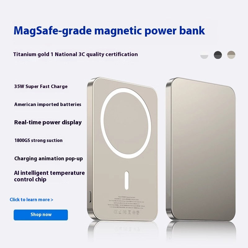 Magnetic Wireless Power Bank